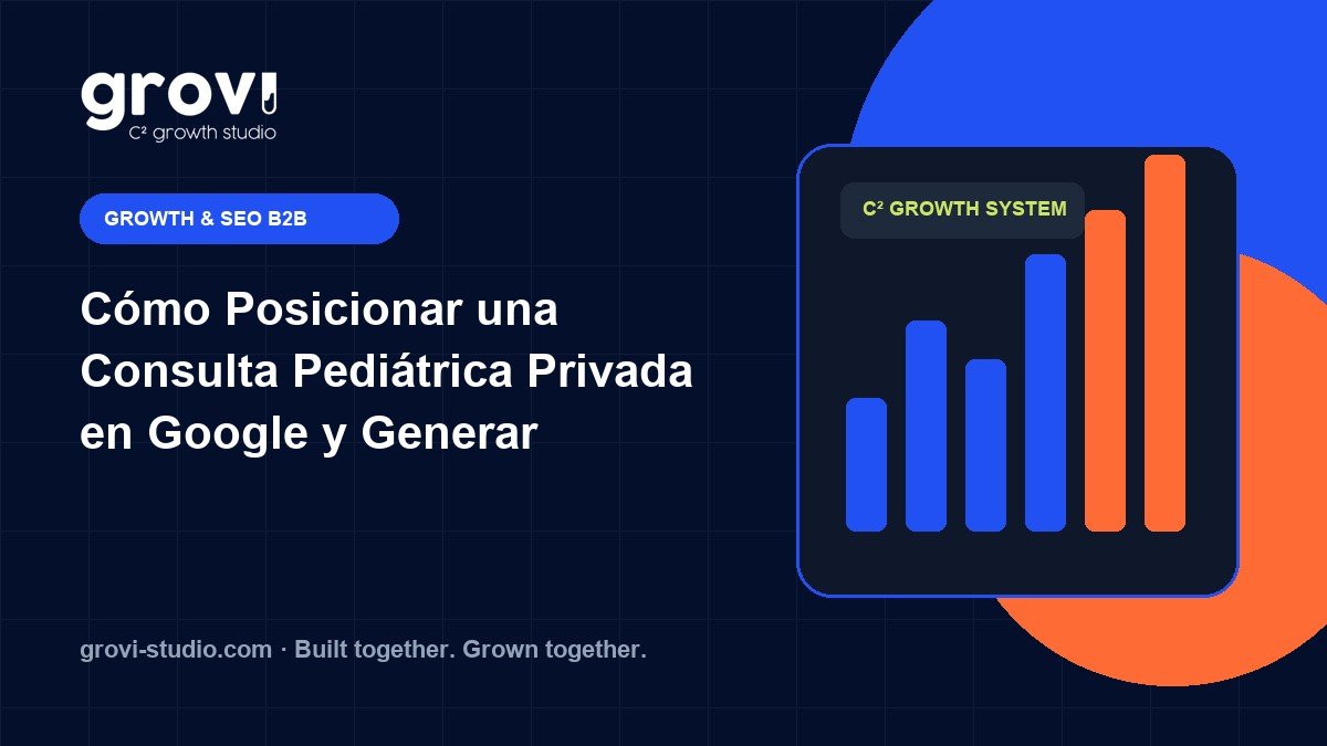 Cómo Posicionar una Consulta Pediátrica Privada en Google y Generar Confianza en Padres