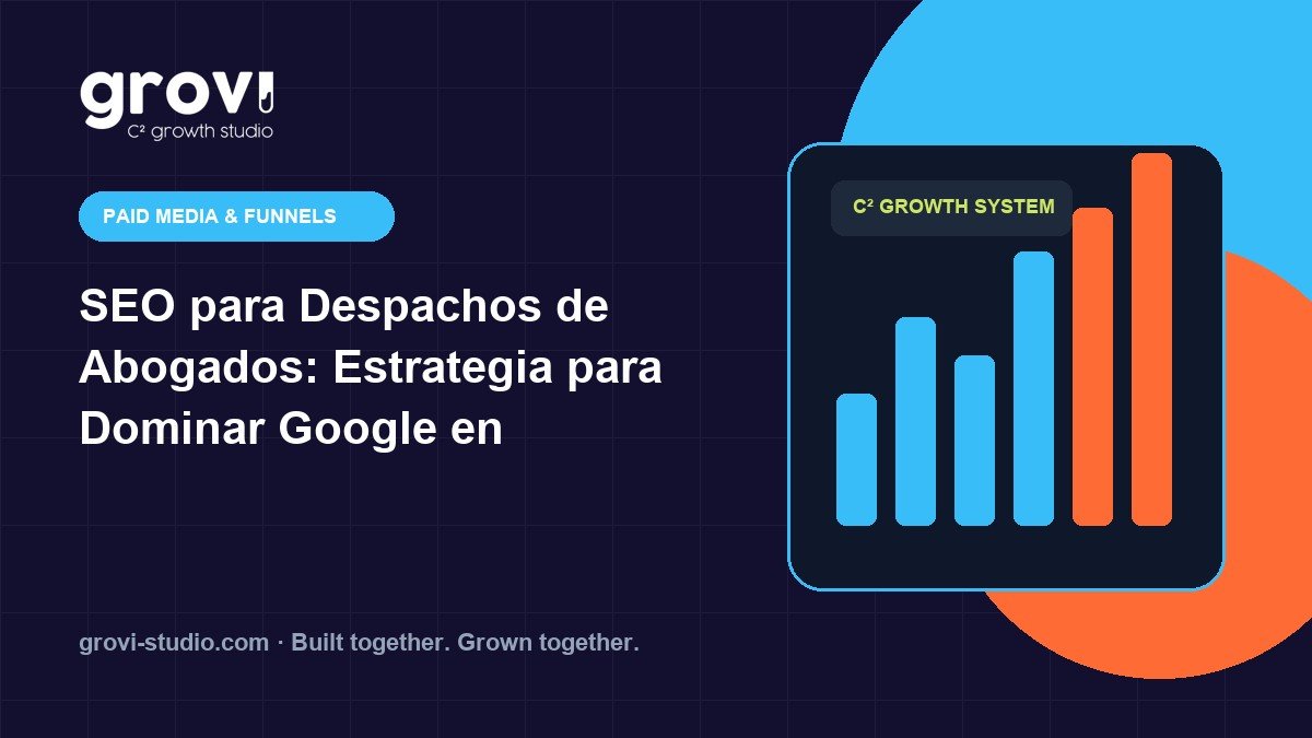 SEO para Despachos de Abogados: Estrategia para Dominar Google en Búsquedas Legales de Alto Ticket
