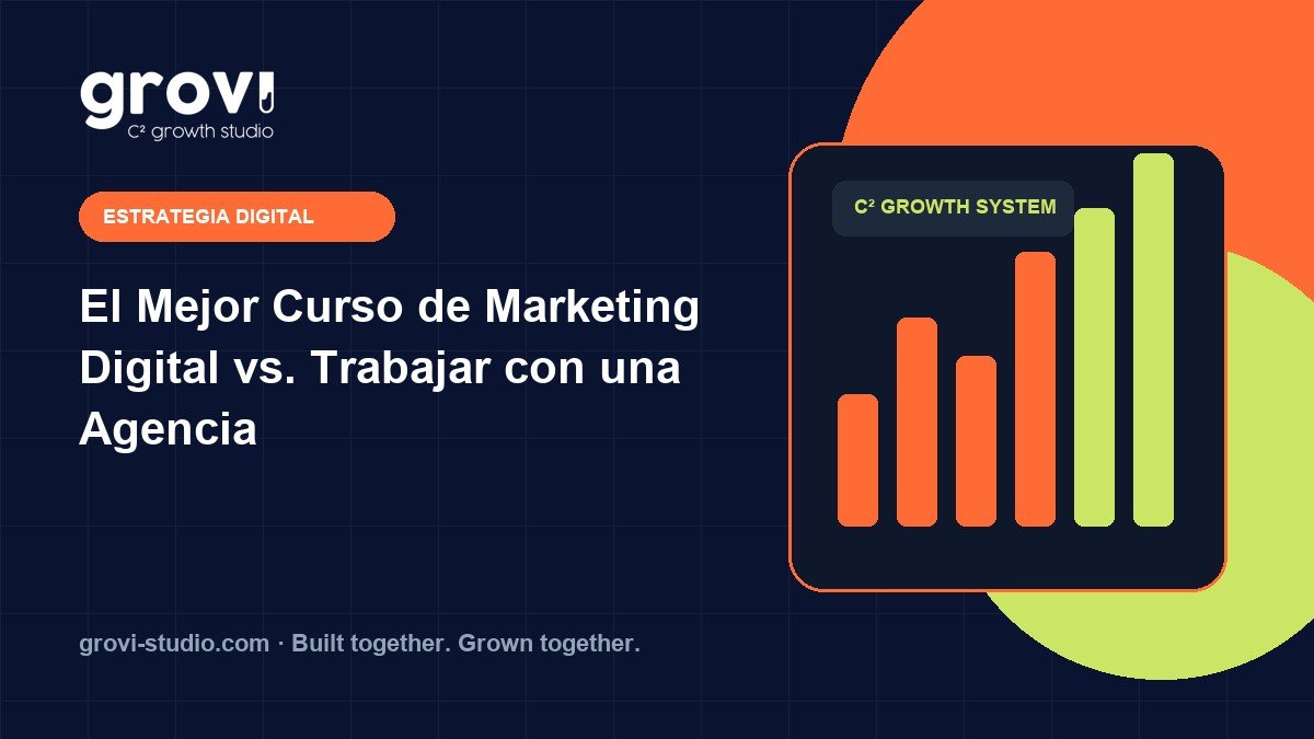 El Mejor Curso de Marketing Digital vs. Trabajar con una Agencia